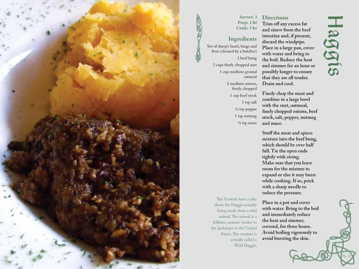 Scottish Cookbook - Haggis Scottish Cookbook - Haggis